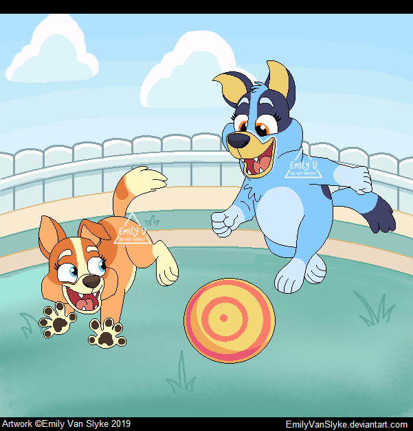 Bluey Adventure Deviantart Bluey!!! by EmilyVanSlyke on DeviantArt