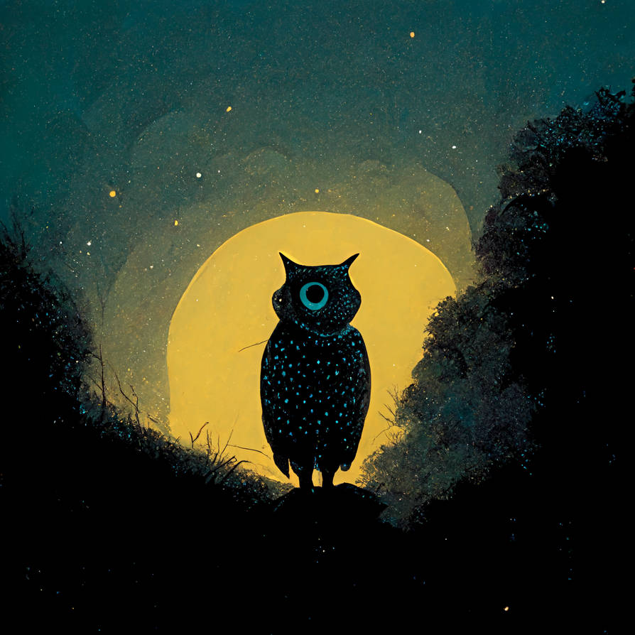 One-Eyed Owl by Midjourney by Avataart on DeviantArt