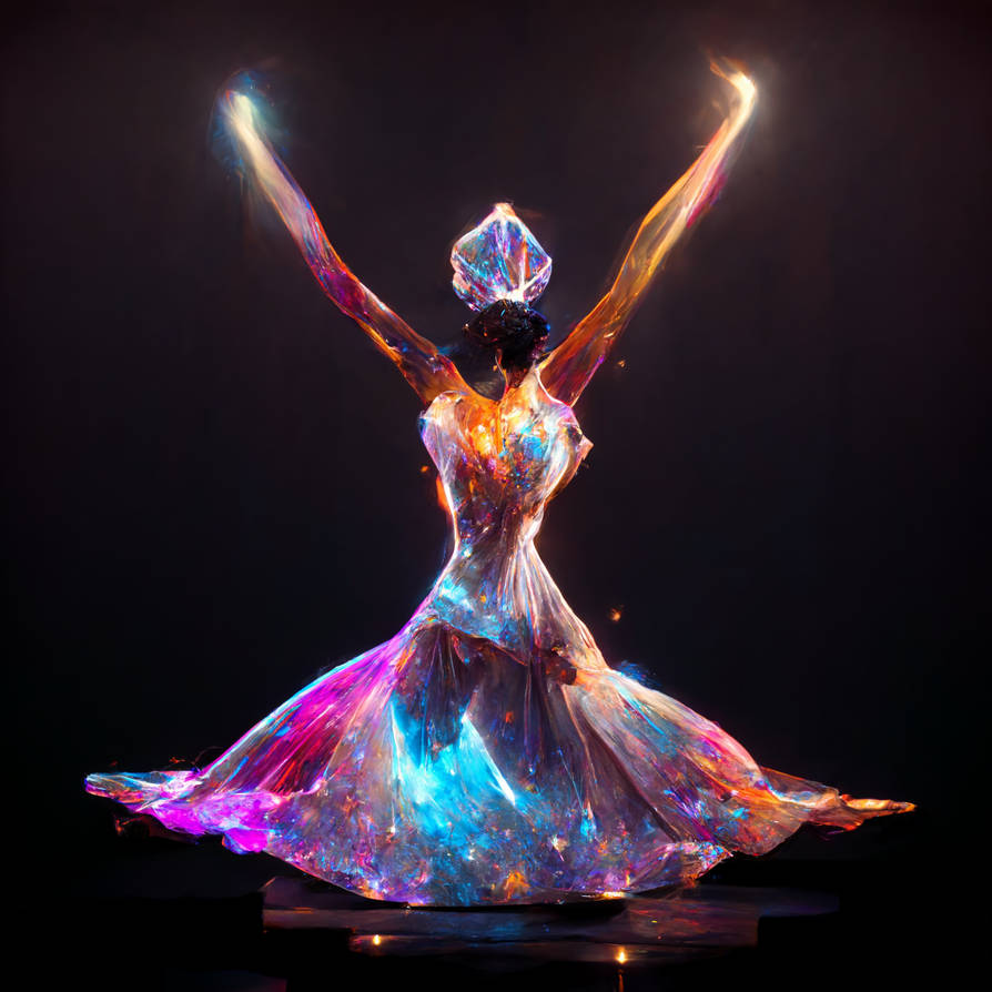 Crystal Ballet Dancer by Midjourney by Avataart on DeviantArt