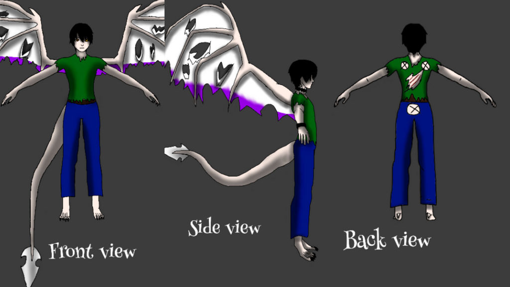 full view model of cole by ColeDarklord on DeviantArt