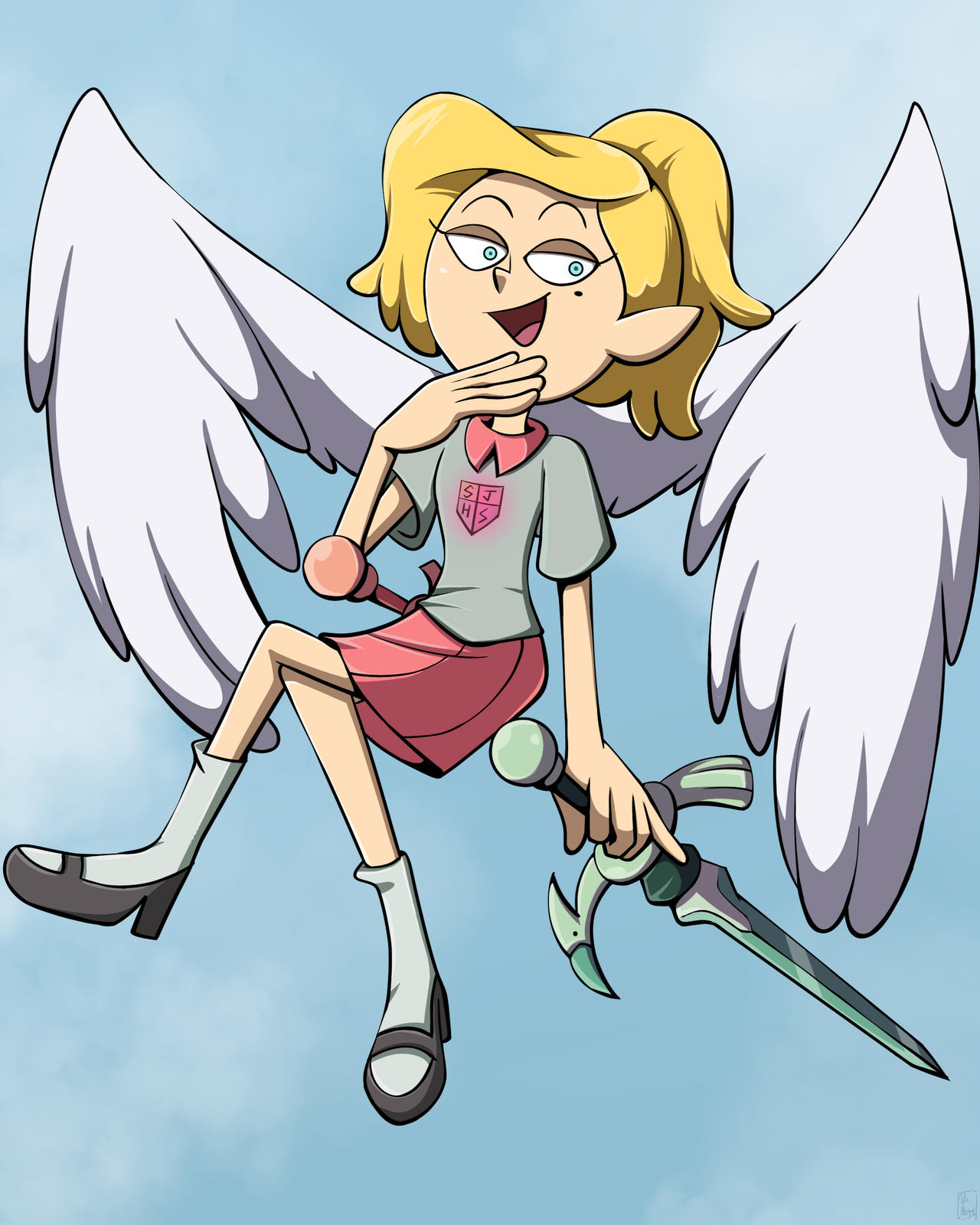 Angel of The Owl House promo (commission work) by D-WTF on DeviantArt