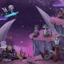 Stargazing on the Boiling Isles (commission work)