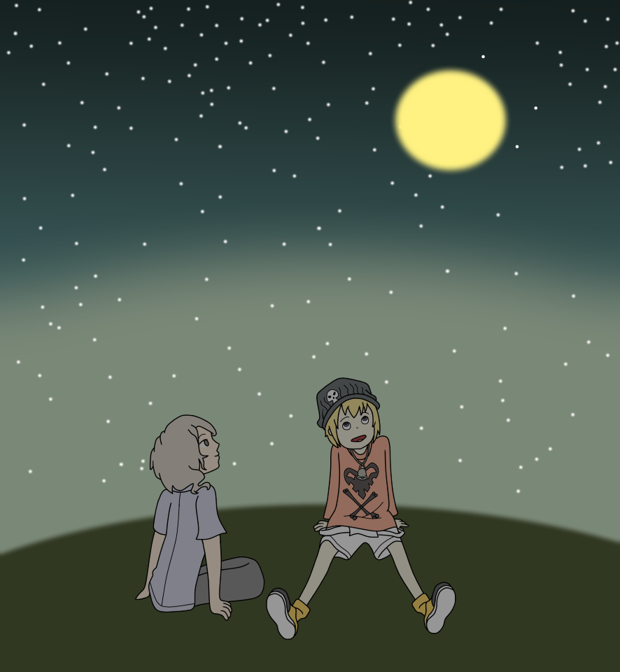 Staring At The Moon - Comm