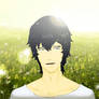 Wolf children. Wolf Man and Hana - Sayonara