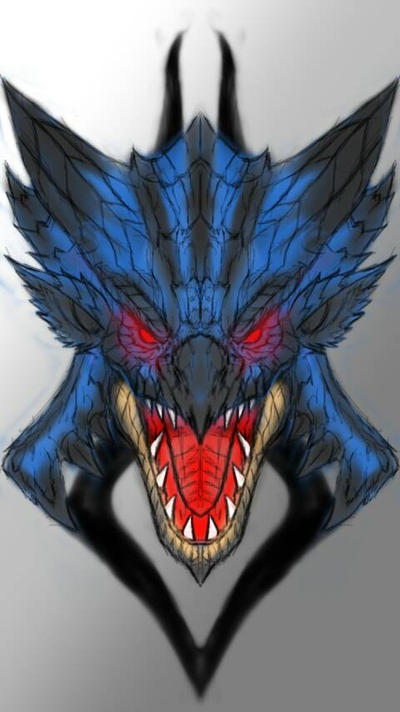 Azure Rathalos by JinnDarkLightning on DeviantArt