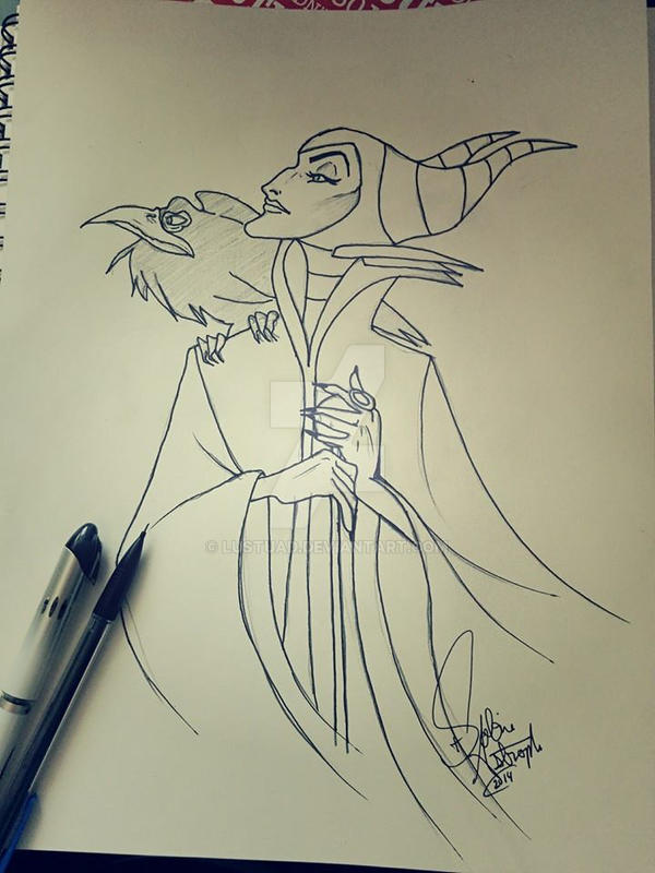 Maleficent- Sleeping Beauty (inked)