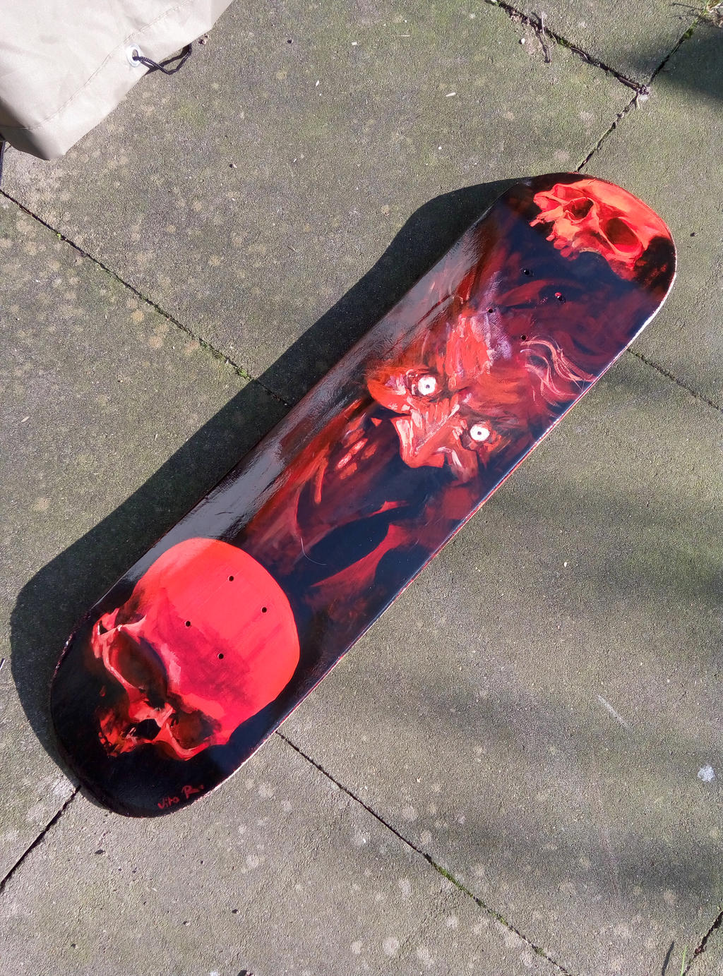 Handpainted Skateboard Deck