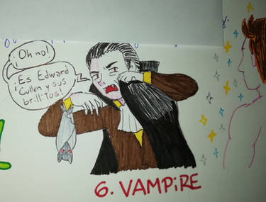 Inktober 2022 - 6 Vampire