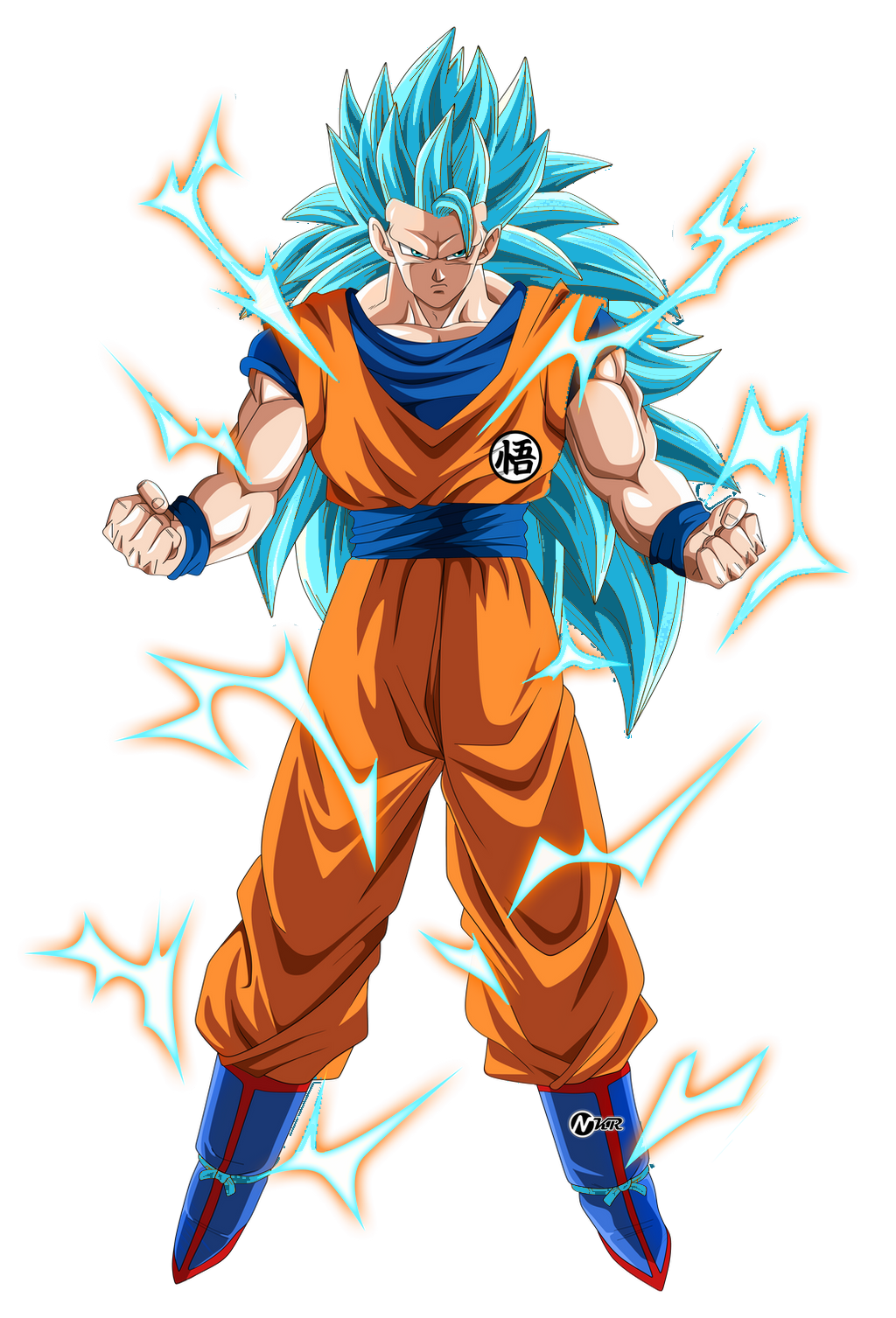 Goku Ssj Blue 3 by Flowerkelly on DeviantArt