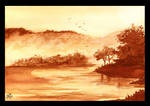 The Sepia Landscape by PellucidMind