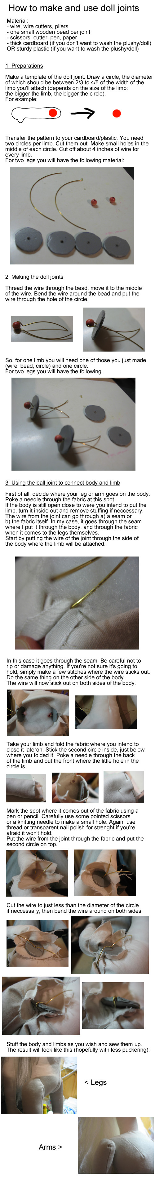 Doll Joints Tutorial by MarlinGrey on DeviantArt