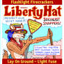 Liberty Hat firecracker pack label (Spontoon Is.)