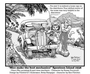 Mice make the best mechanics! Spontoon Island 1938
