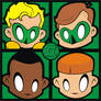 Green Lantern Pop Art Tile