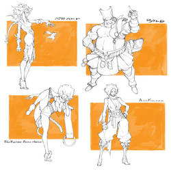 [SOLD] Character drafts #10 -