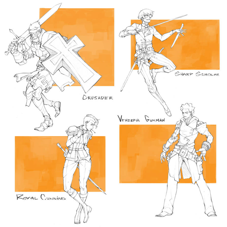 Character Drafts #25 by MizaelTengu on DeviantArt