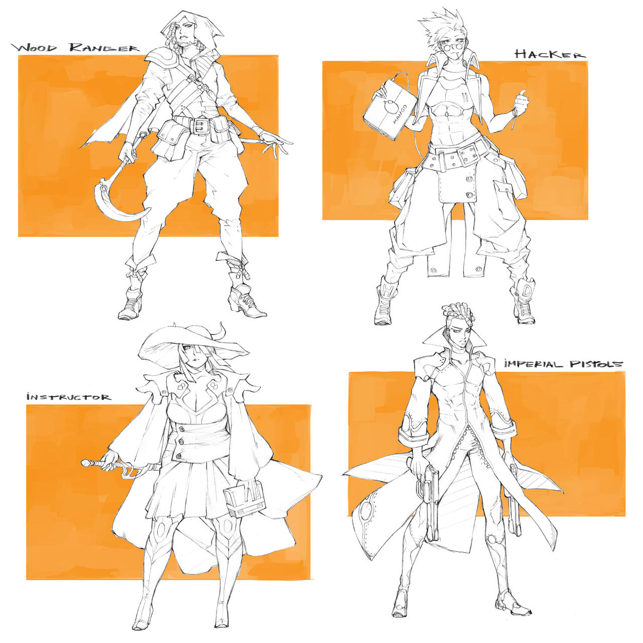 Character Drafts #26 by MizaelTengu on DeviantArt