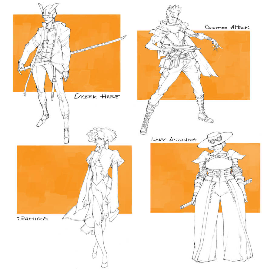 Character Drafts #30 - Open by MizaelTengu on DeviantArt