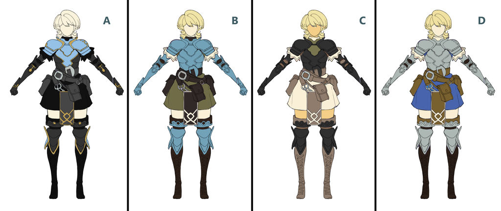 Female Rpg Armor Female Armor design by MizaelTengu on DeviantArt