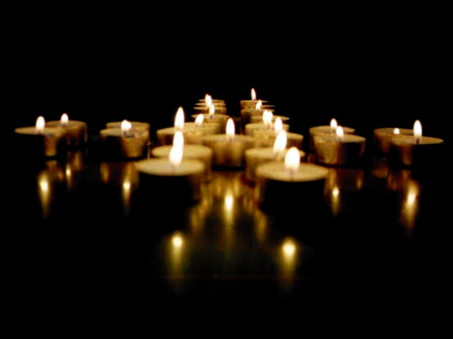 Candles in the dark