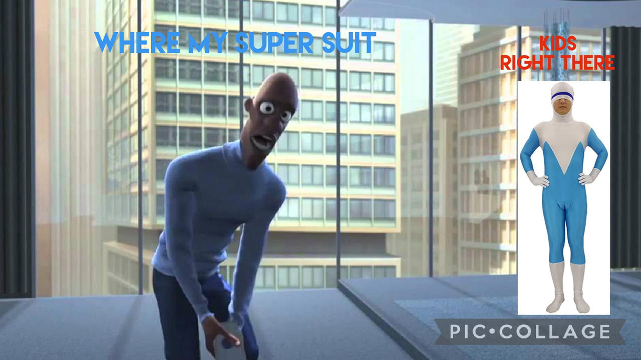 Frozone ask the viewers where is his supersuit by Christhemerfolkguy on ...