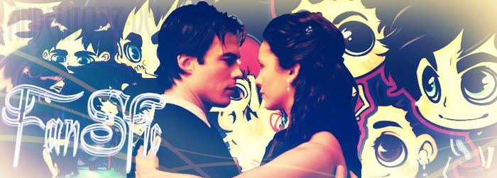 Cover FanSfic's page -Delena- Damon and Elena 01