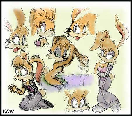 Bunnie Rabbot Sketches