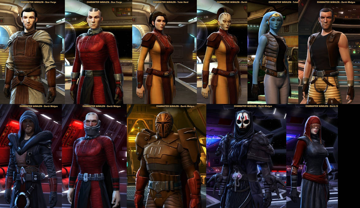 All my KotoR-recreations in SWTOR by Scout-leader on DeviantArt