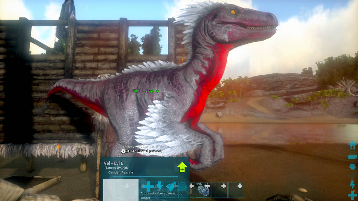 My Velociraptor Vel (ARK Survival Evolved) by Scout-leader on DeviantArt