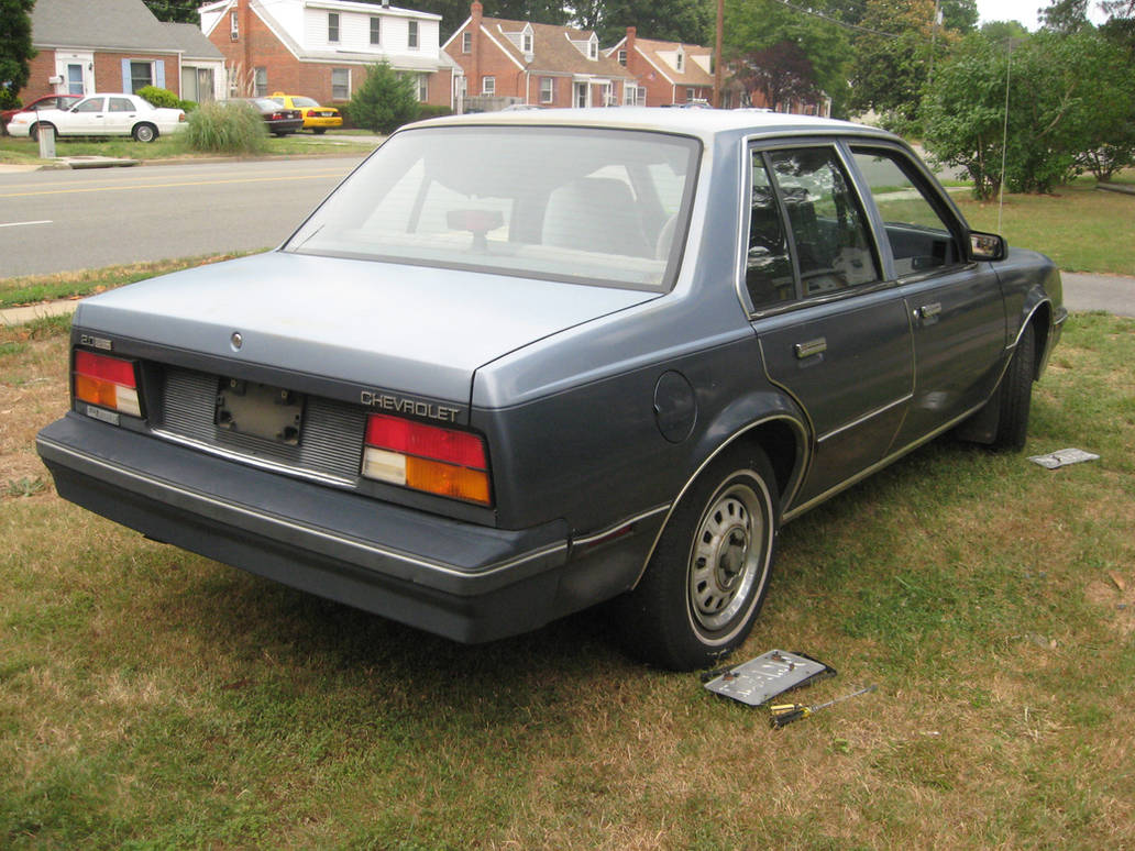 1984 Chevy Cavalier 3/4 rear view by Reyphotos on DeviantArt