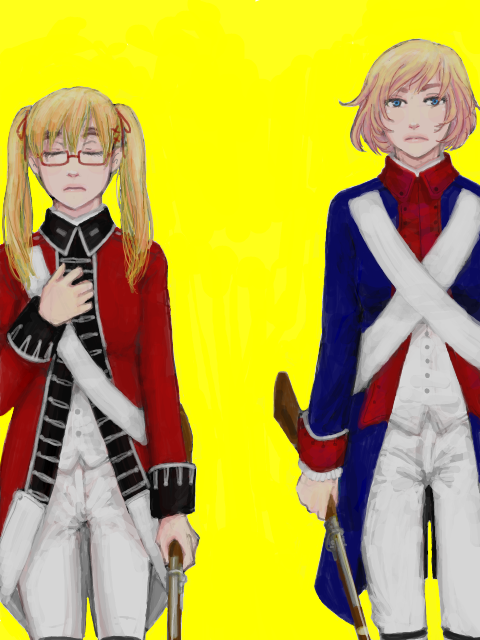 hetalia - genderbent 1776