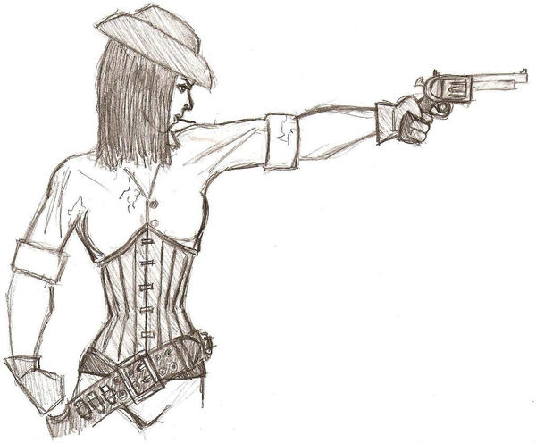 Revolver Lady Version Revolver Woman by SamwiseTheAwesome on DeviantArt