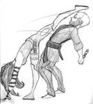 Jedi Kick vs. Sith Dodge by SamwiseTheAwesome