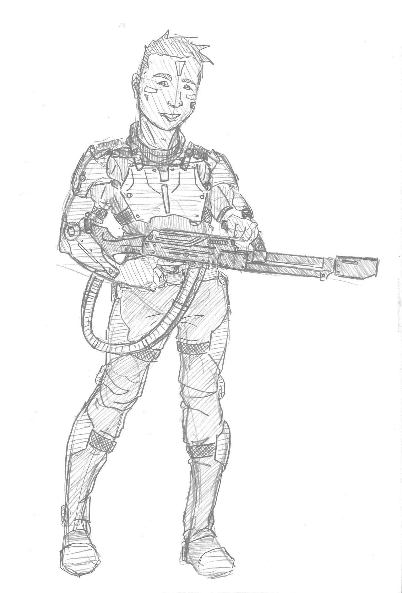SW - Cyborg by SamwiseTheAwesome on DeviantArt