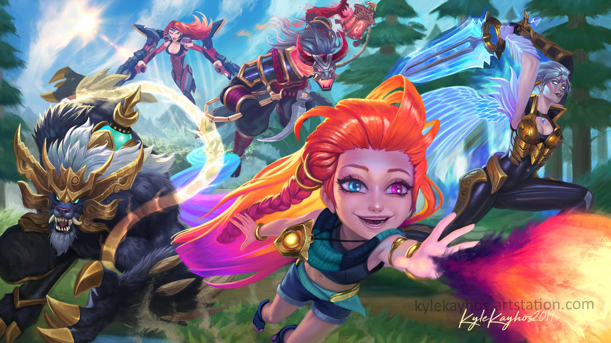 League of Legends Fan Art Splash by KylePunkArt on DeviantArt
