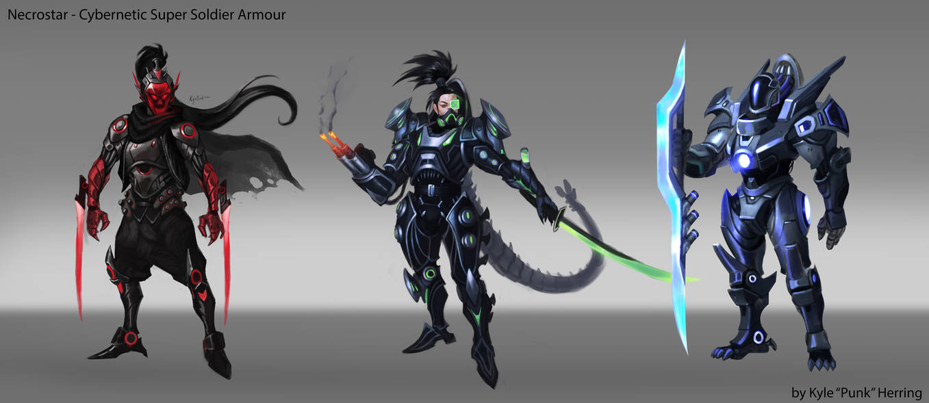 Cyborg Designs by KylePunkArt on DeviantArt