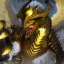 Dragonvault Gold Dragon Card Art
