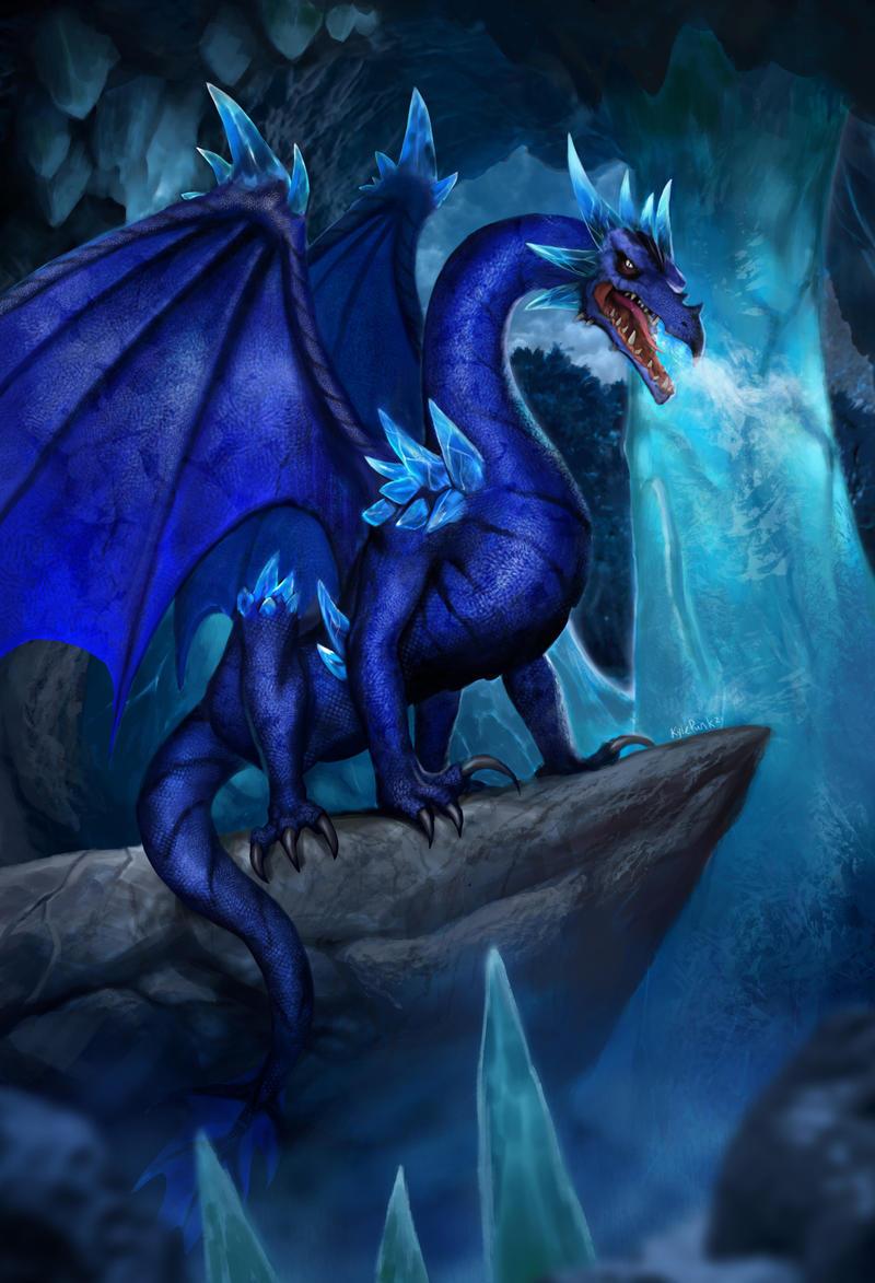 Dragonvault Cold Drake by KylePunkArt on DeviantArt