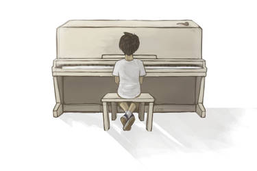 John: Play haunting piano refrain.