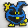 Perler Dr. Mario Blue Virus