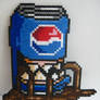 Perler Man Eatting Pepsi Can