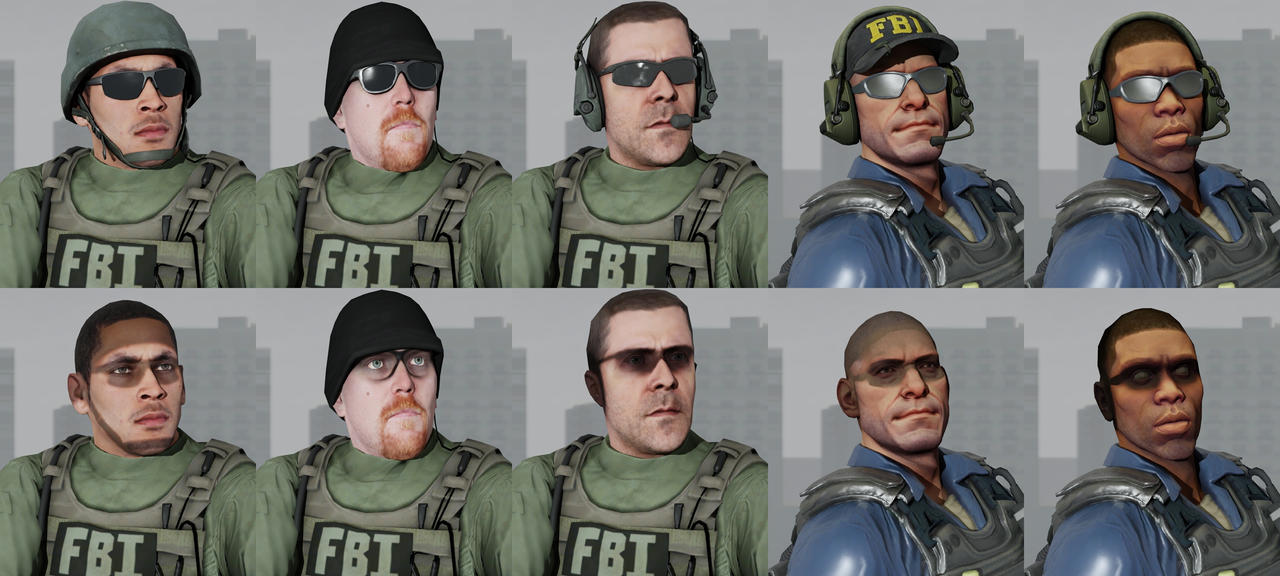 CS:GO FBI eyes/face reveal by sn0wsh00 on DeviantArt