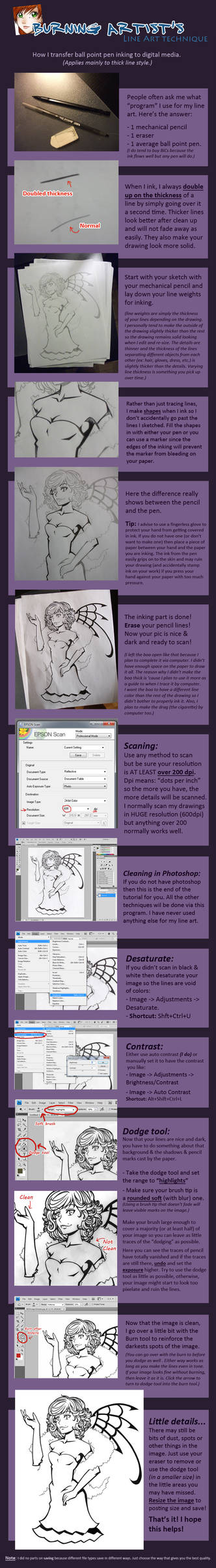 BA Lineart to Digital Tutorial