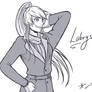 Sketch Commission: Labrys 3