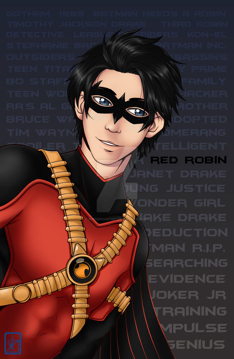 Red Robin Deviantart Design Print: Red Robin by BurningArtist on DeviantArt