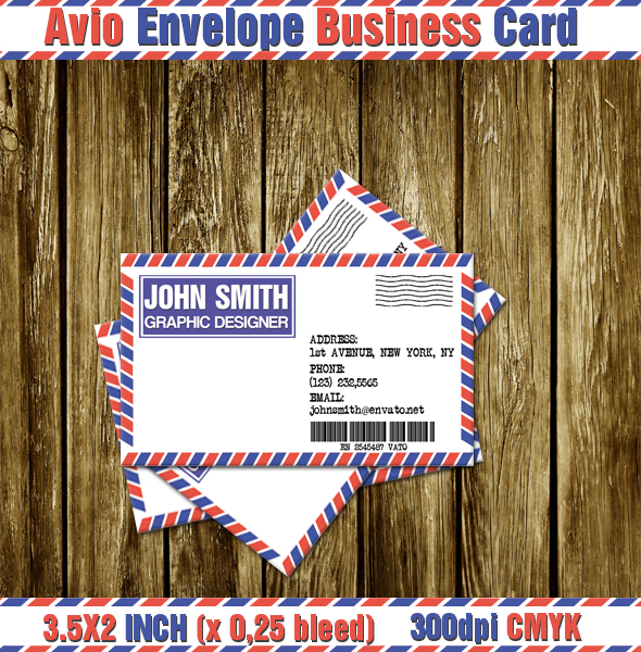 Avio Envelope Business Card