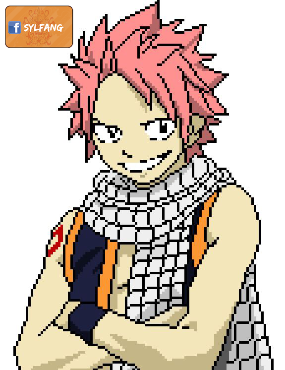 Natsu Pixel Art by Sylfang on DeviantArt