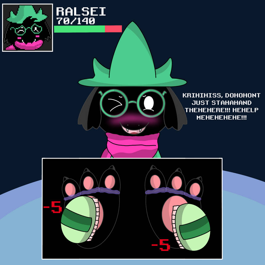 Realistic Ralsei Declining RALSEI HAS LOST -5 HEALTH by cardboard135 on DeviantArt