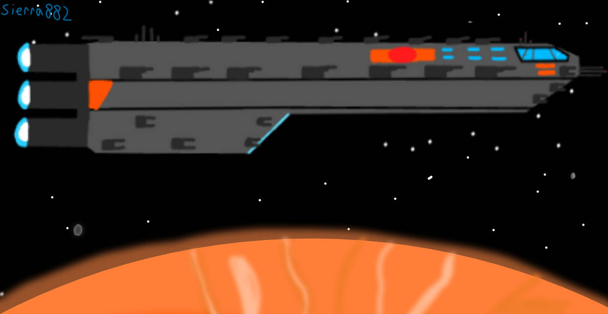 Trappist class Heavy Cruiser by Sierra882 on DeviantArt