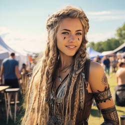 Wacken Woa Viking Fans Long Haired